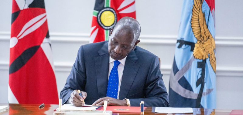 Ruto signs National Infrastructure Fund law at breakfast meeting graced by investors