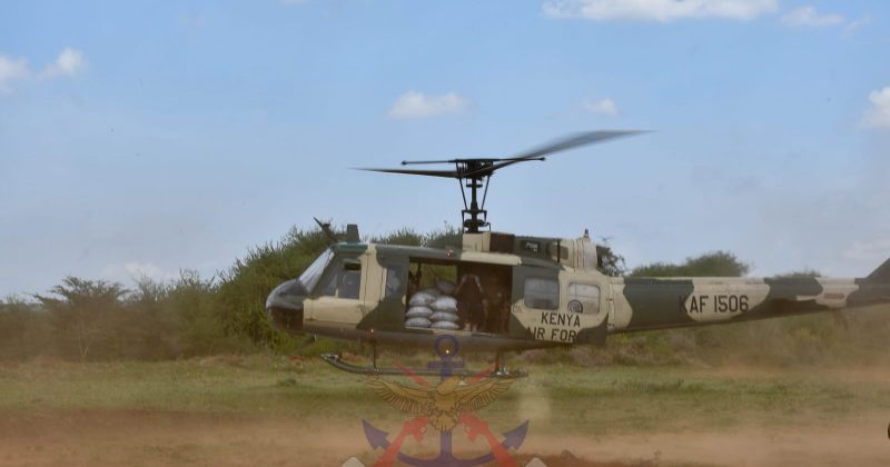 KDF conducts aerial seed balling in Isiolo to boost tree cover in arid areas