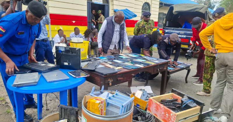 9 arrested as police crack down on phone snatching networks in Nakuru