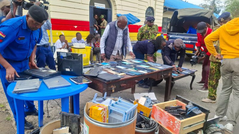 9 arrested as police crack down on phone snatching networks in Nakuru