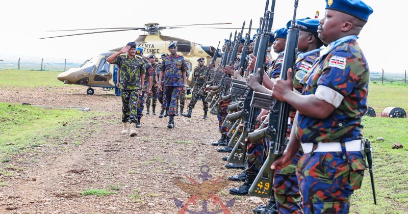 General Kahariri visits Narok Air Force Base to assess operational readiness