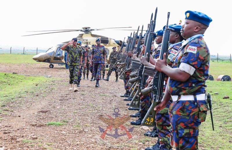 General Kahariri visits Narok Air Force Base to assess operational readiness