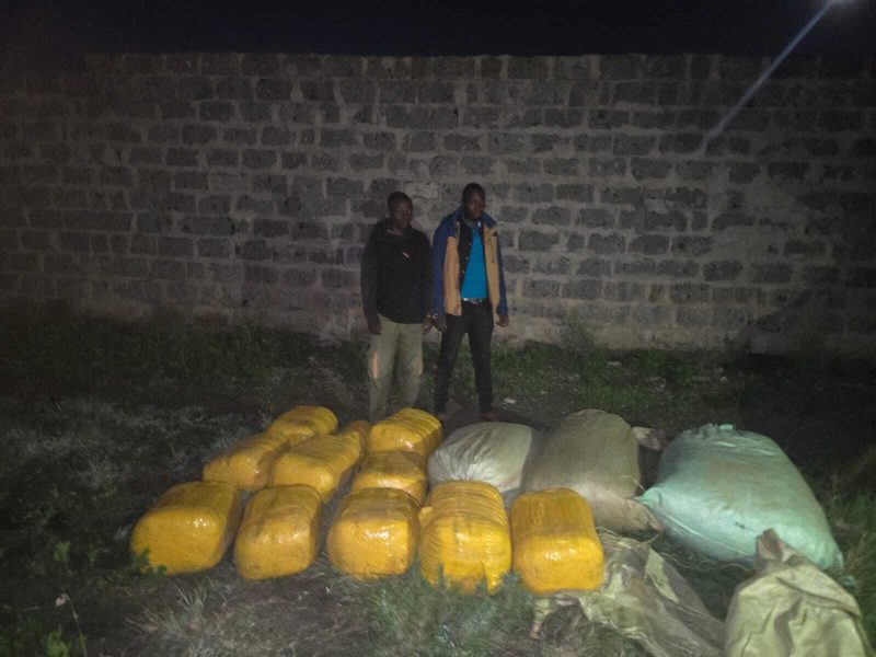DCI Seizes 180kg of Suspected Narcotics, Arrests Two in Machakos County