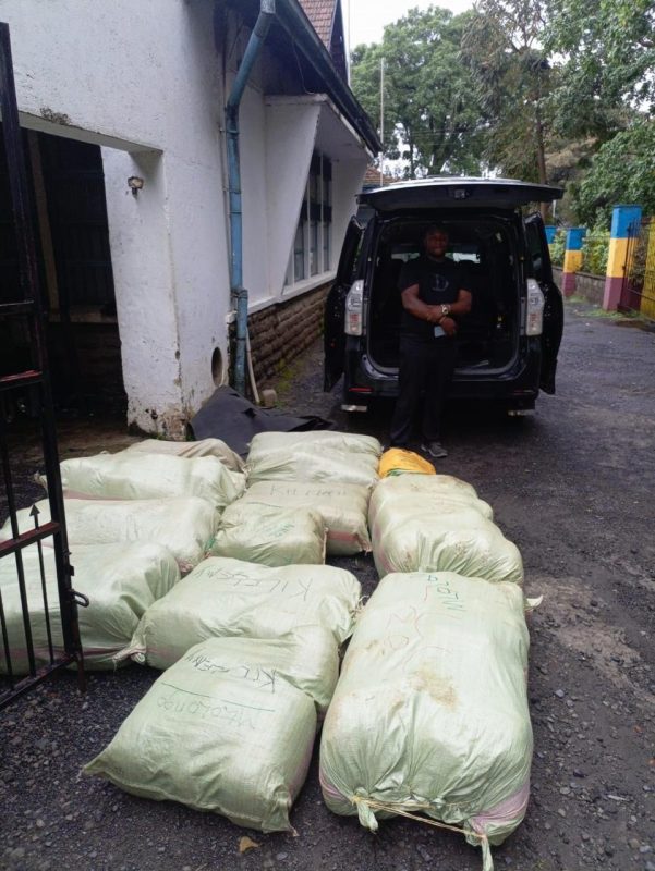 Suspected Drug Trafficker Arrested as Police Seize Sh8.1mn Cannabis After Highway Chase
