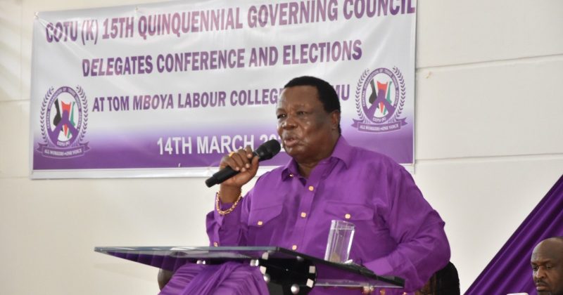 COTU slams ‘fake’ petition reports, insists only 3 cases filed, not 7