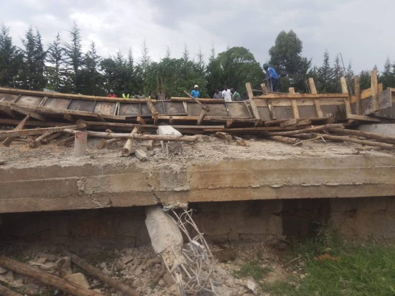 22 rescued after Kericho building collapse, 4 in critical condition