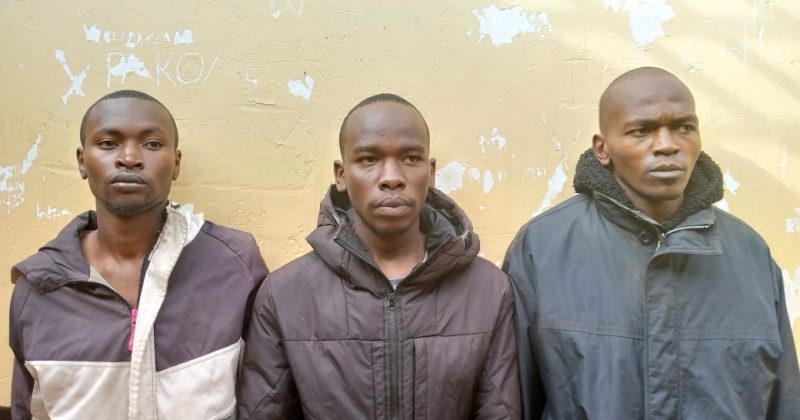 DCI Arrests Three Robbery Suspects, Recover Firearm in Kirinyaga Operation