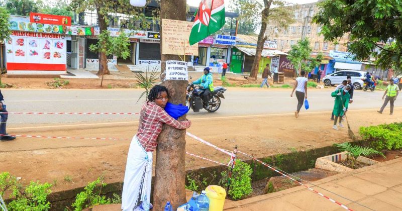 17-yr-old Murang’a Girl Begins 168-Hour Tree-Hugging Protest to Advocate for Gen Z Rights