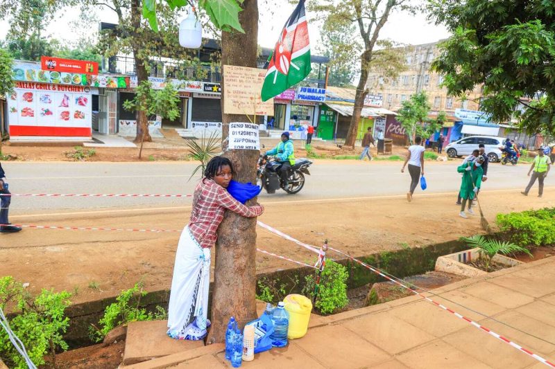 17-yr-old Murang’a Girl Begins 168-Hour Tree-Hugging Protest to Advocate for Gen Z Rights