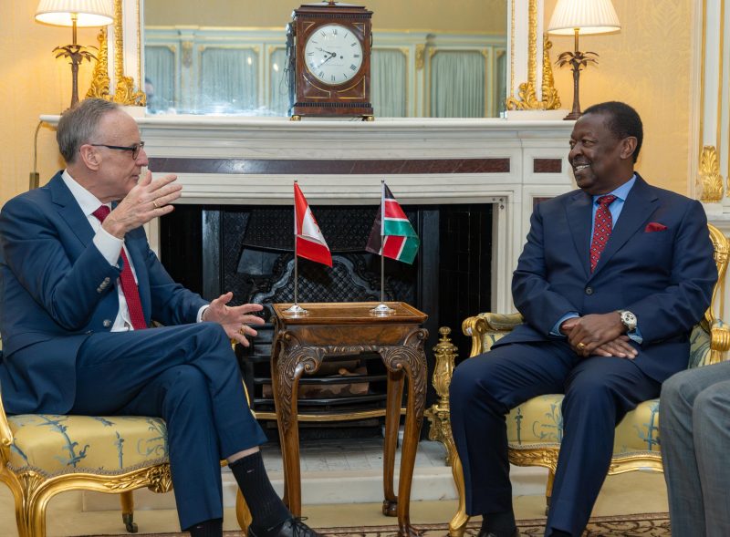 Mudavadi calls for fast-tracking Kenya–Canada agreements on trade, security, and labour mobility