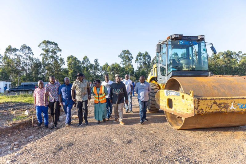 President Ruto Begins Western Kenya Tour with Infrastructure Inspection