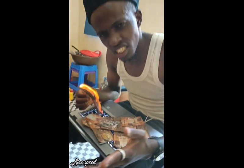 Another Viral Video Shows Man Burning Sh1,000 Note