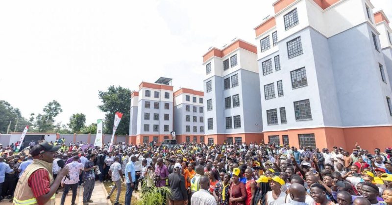 President Ruto Hands Over 180 Affordable Housing Units in Milimani, Kakamega