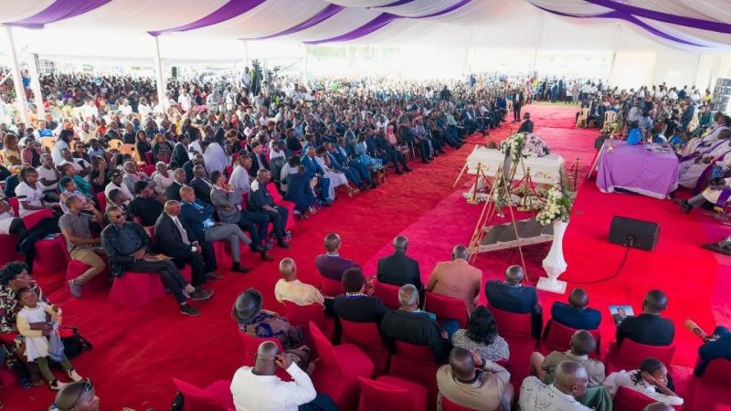 Former Kirinyaga Senator Karaba Laid to Rest in Ceremony Attended by Opposition Leaders, Uhuru