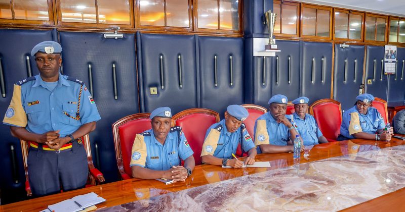 Kenya police officers return from 18-month UN peacekeeping mission in South Sudan
