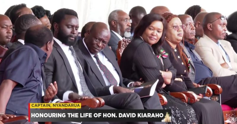 Drama at Kiaraho memorial as Methu’s speech cut short after fierce rebuke on Ruto