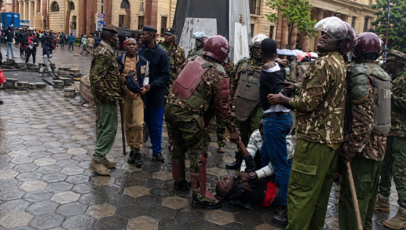 11 arrested as police break up fuel price protests in Nairobi CBD