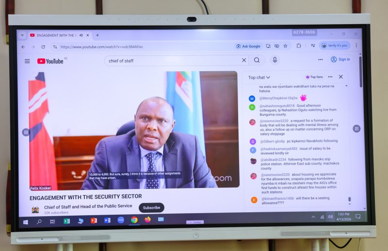 Kenya Moves to Reform Security Sector as Head of Public Service Pushes Accountability Agenda