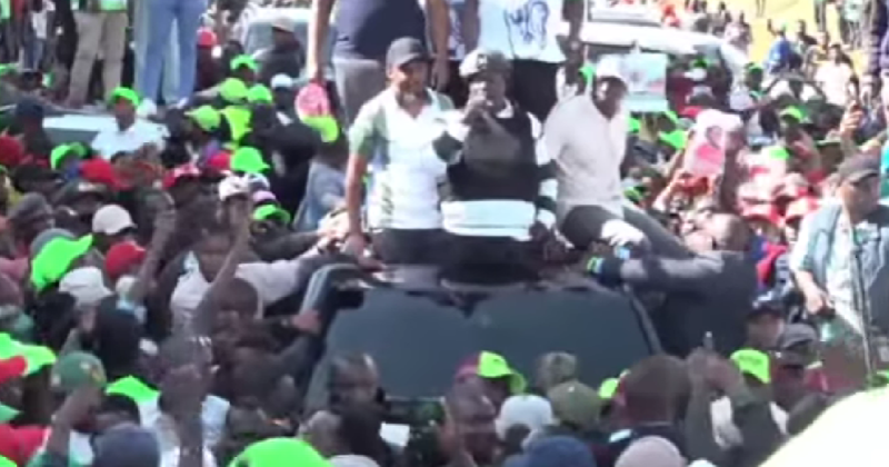 Gachagua defies police, addresses supporters in Kikuyu amid teargas and clashes