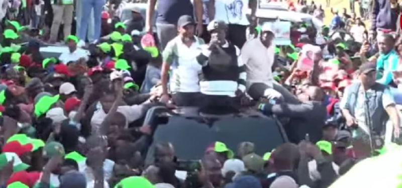 Gachagua defies police, addresses supporters in Kikuyu amid teargas and clashes
