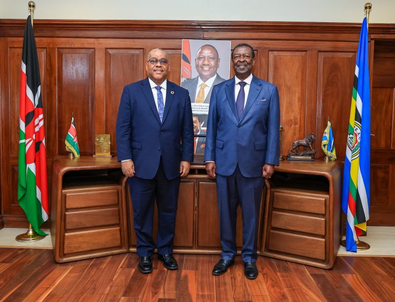 Mudavadi Receives Credentials of New UN Resident Coordinator Garry Conille