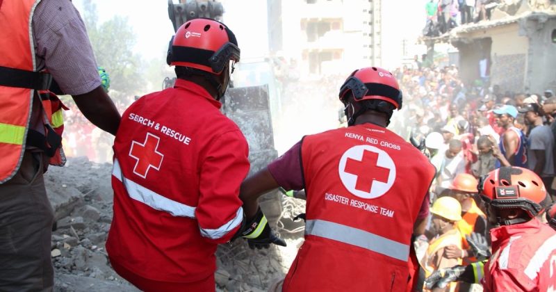 Four Rescued as Building Collapses in Highrise Kibera,Rescue Underway