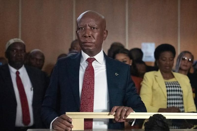 South African opposition figure Malema sentenced to five years in prison