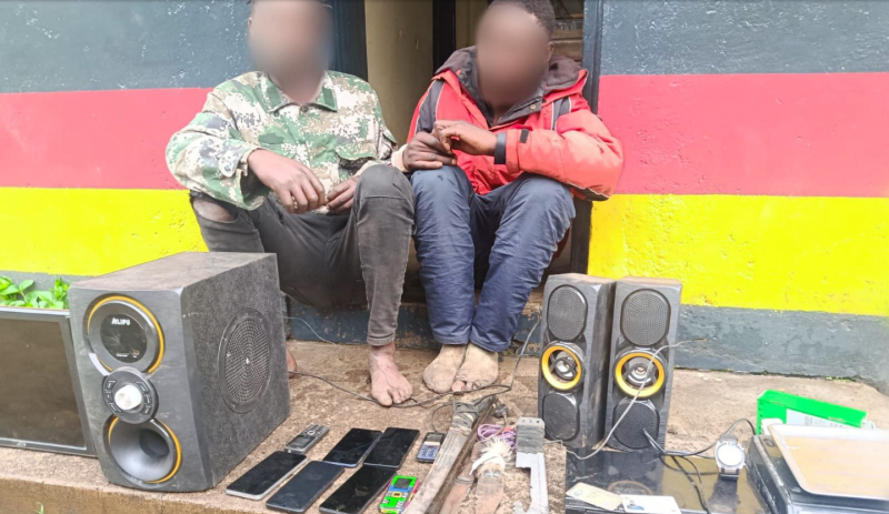 4 suspects held in Nakuru over violent crime, stolen property