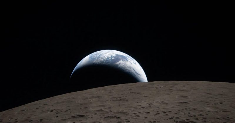 Earthset and a solar eclipse: Nasa releases first images from Moon fly-by