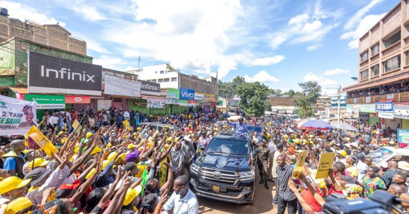 Ruto Rallies Nairobi residents to Shun Politics of Division