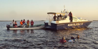 Two Tanzanians Rescued at Mombasa’s Bamburi Beach After Drifting from Pemba Island Amid Strong Winds and Heavy Rains