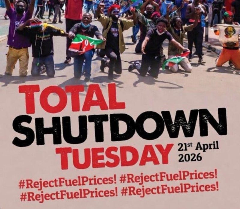 Nairobi Police Declare Tuesday’s #RejectFuelPrices Protests Illegal Over Lack of Notice