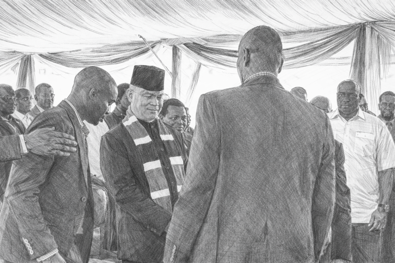 ‘Mwaura, achia Waziri!’: Government Spokesperson defies Murkomen at Kabarak burial