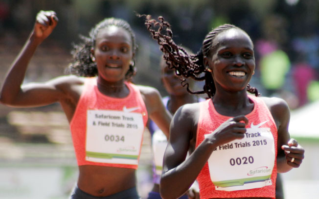 Its Beijing for former champ Cheruiyot, Saina