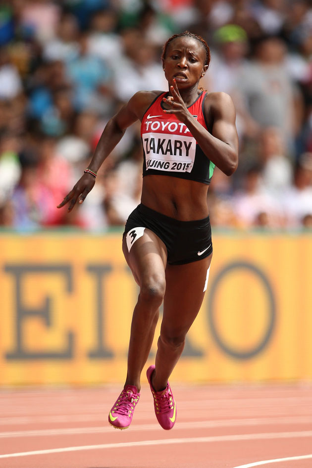 Joyce Zakari when competing at the 2015 Beijing World Championships.PHOTO/courtesy.