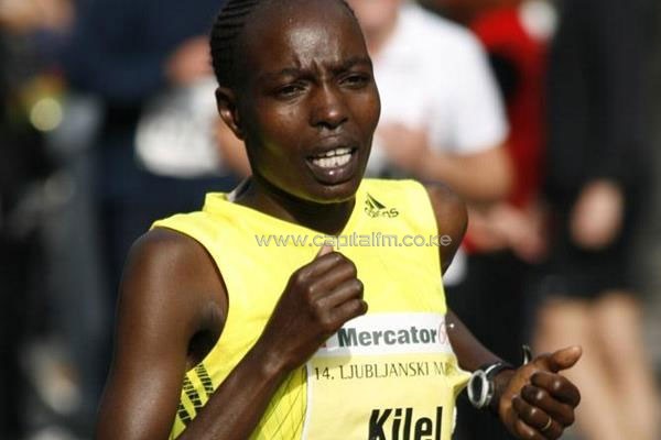 Caroline Kilel on her way to winning the Ljubljana Marathon (Bob Ramsak) © Copyrigh