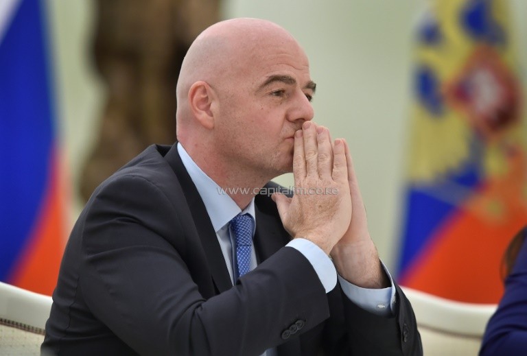 FIFA president Gianni Infantino. PHOTO/AFP.