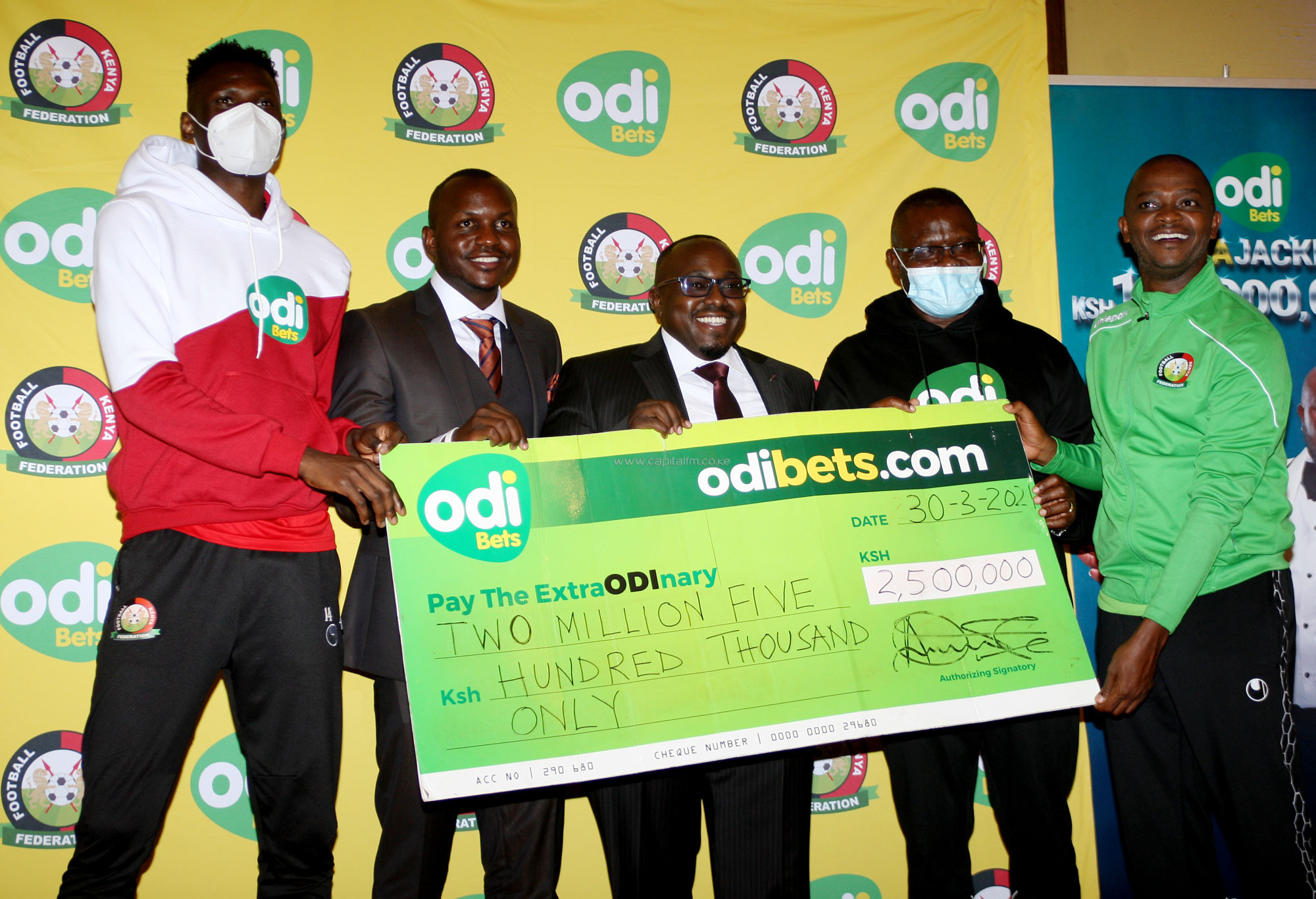 Harambee Stars rewarded with Sh2.5mn after victory over Togo