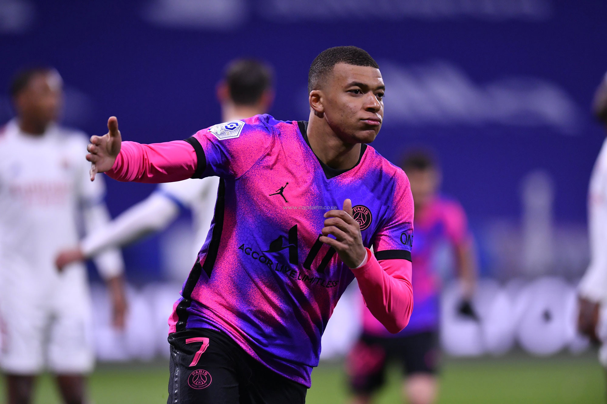 PSG beat Lyon to go top in France as Mbappe scores 100th Ligue 1 goal