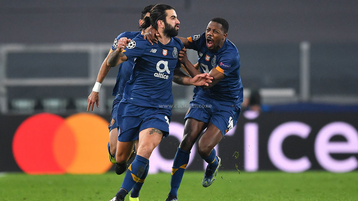 Juventus beaten by Porto on away goals in Champions League