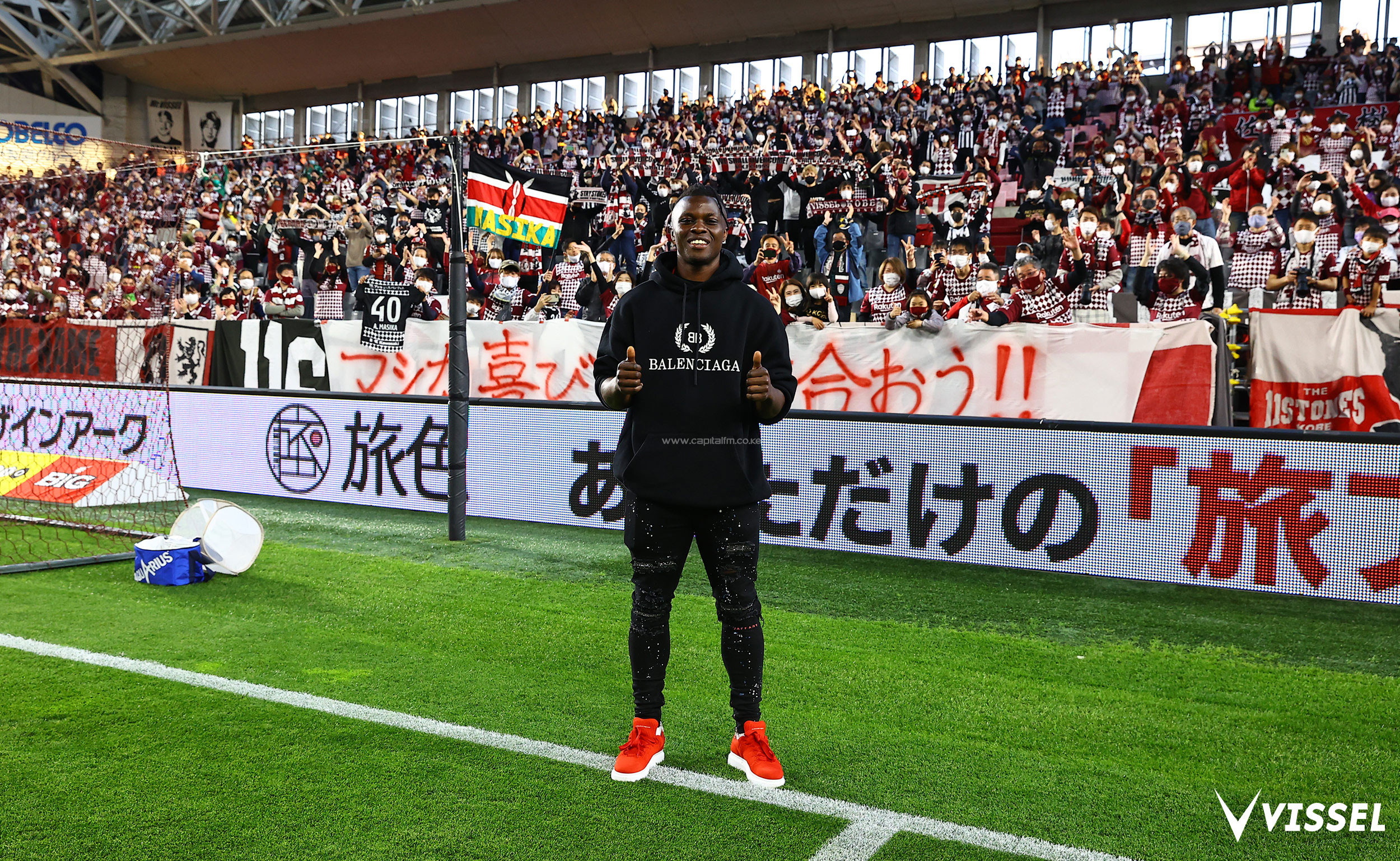 Ayub Timbe officially presented to Vissel Kobe fans in Japan