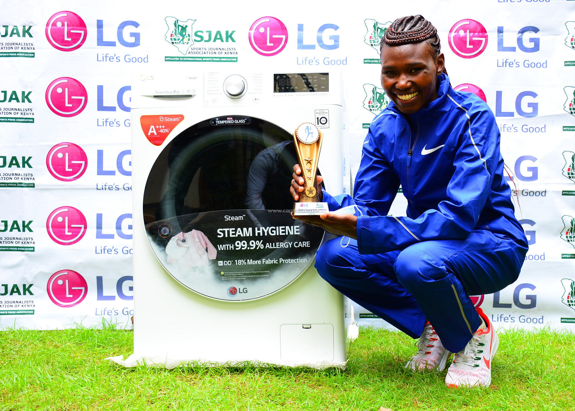 World Half Marathon record holder Chepng’etich named LG Sports Personality of April