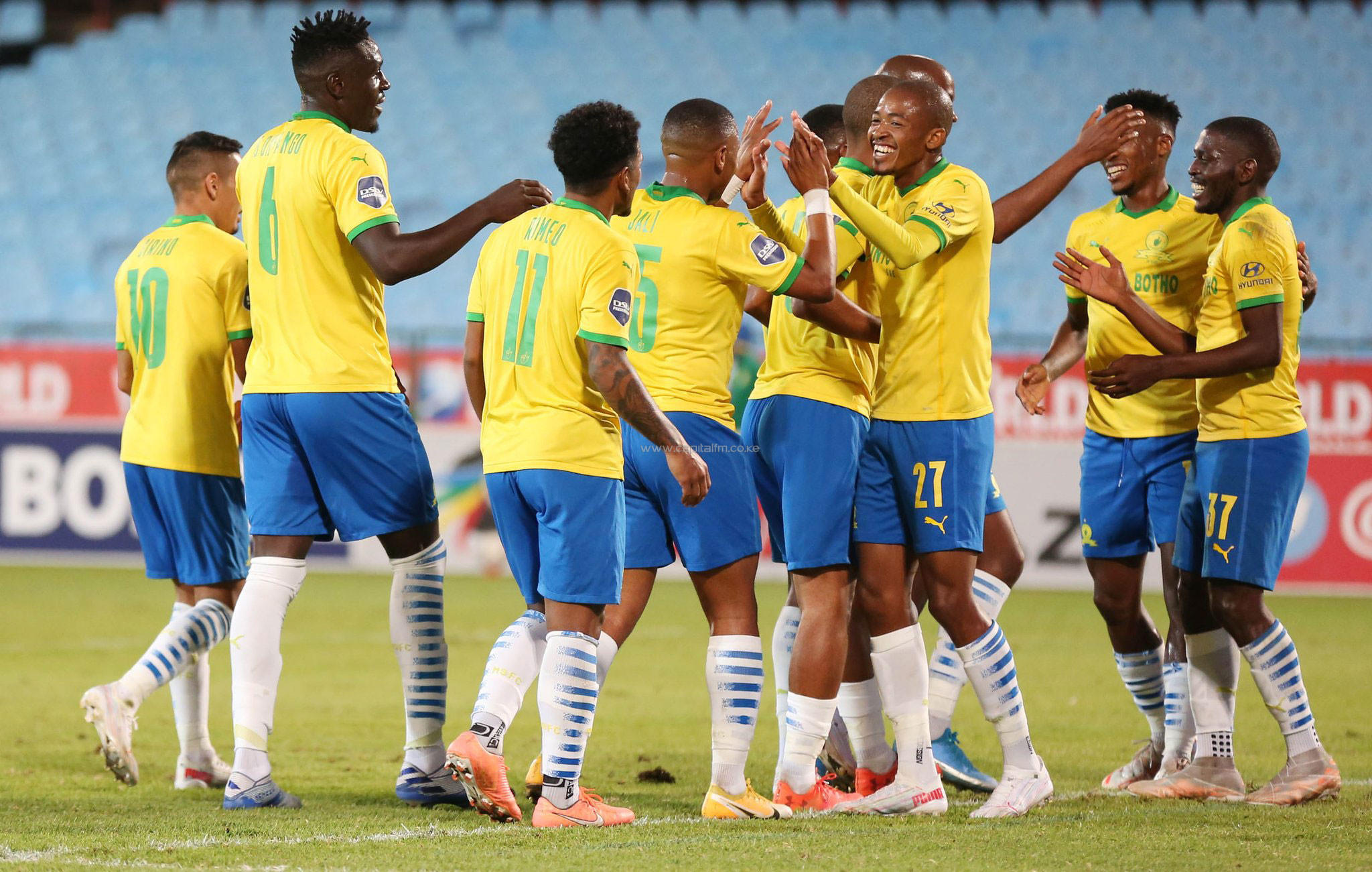 Stars defender Mandela wins South African league title with Sundowns
