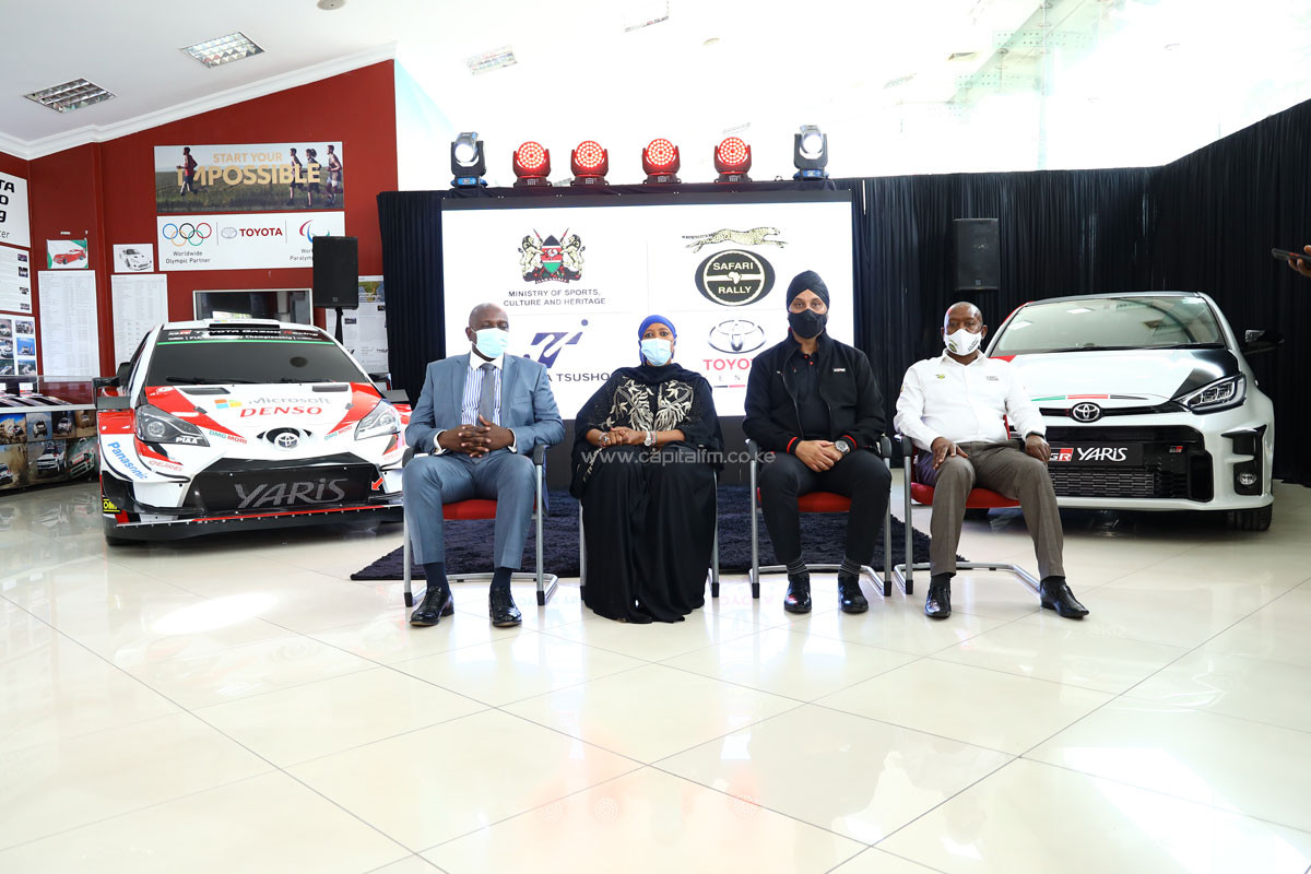 Yaris WRC Replica car unveiled in Kenya as Toyota injects Ksh 30mn to Safari Rally