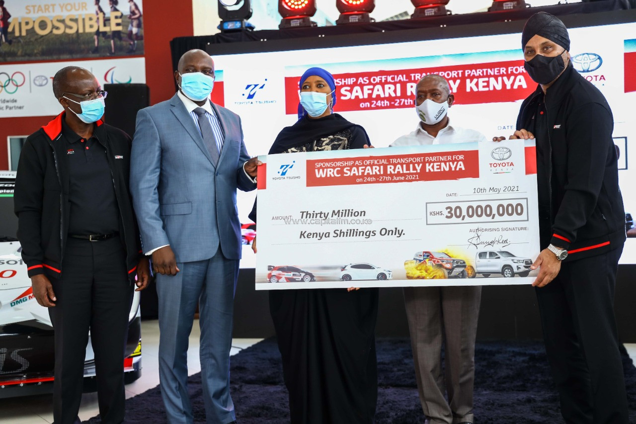 Toyota hands WRC Safari Rally preps Sh30mn boost