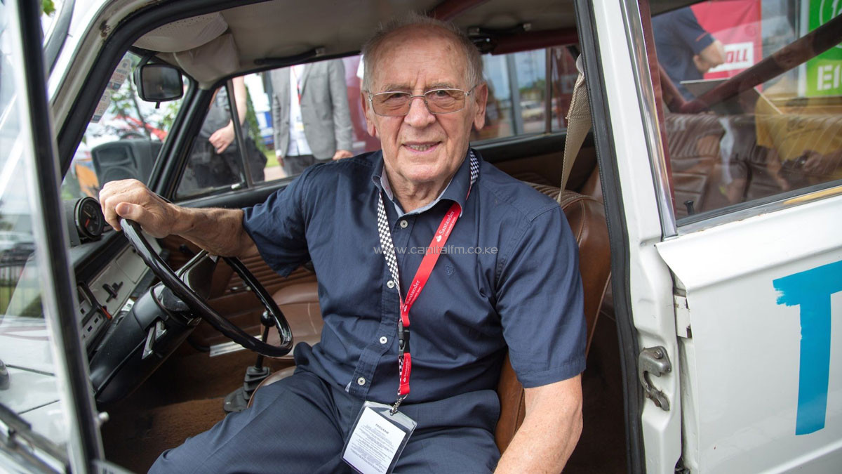 Meet the 91-year-old Driver who will compete at the WRC Safari Rally