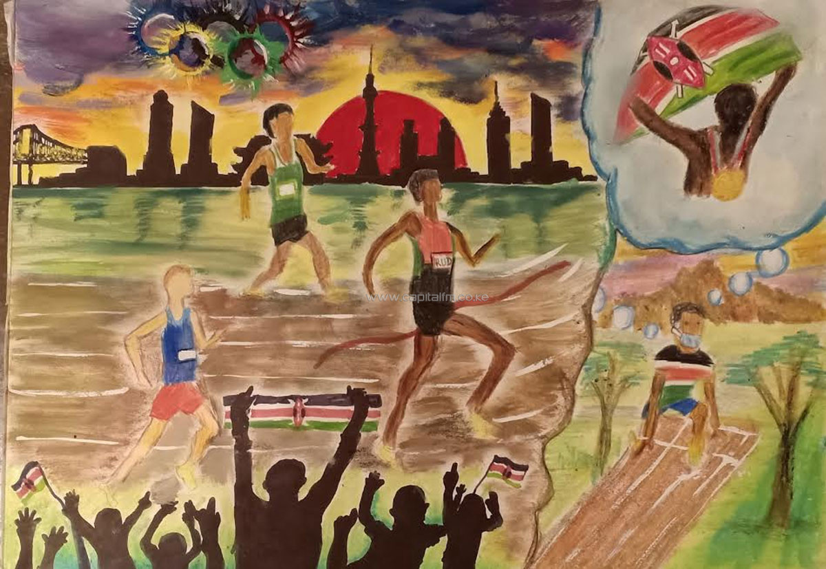 Olympics Kenya engages youths on an Essay and Art competition in marking Olympics Day