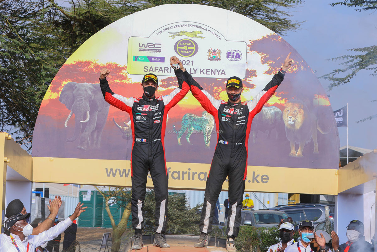 World Champ Sebastian Ogier conquers WRC Safari Rally
