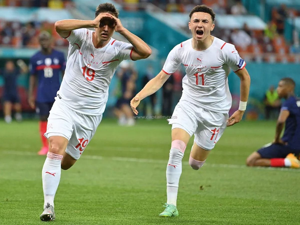 Switzerland beat world champions France on penalties to reach Euro quarters