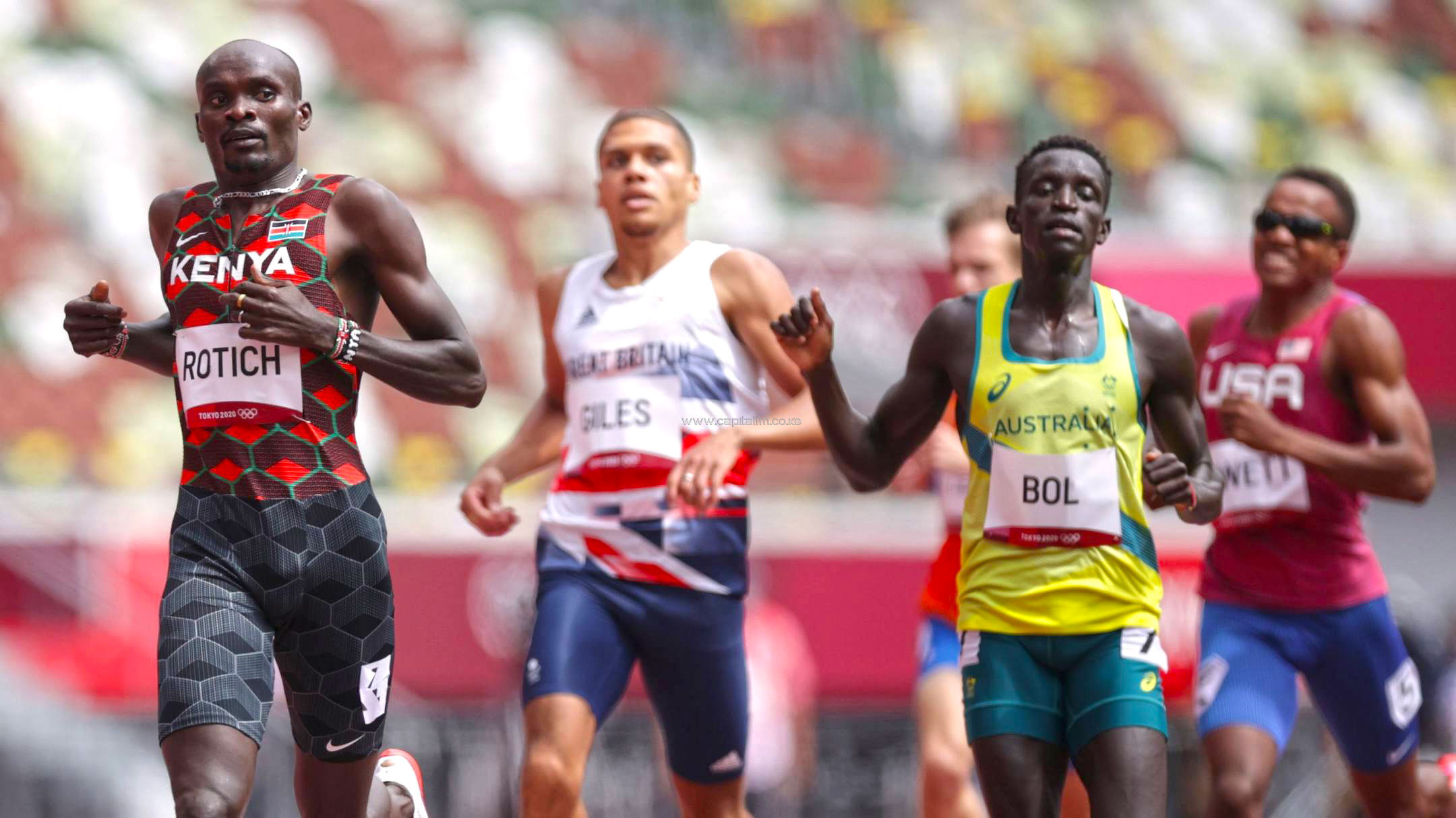 Kenya trio glide into Olympic men’s 800m final